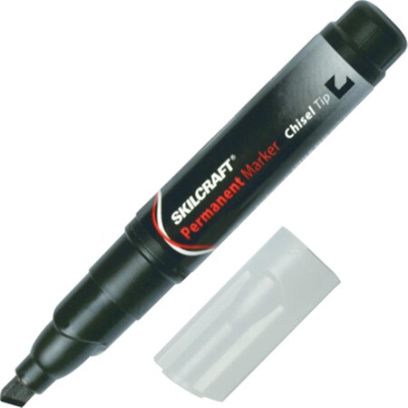 Made-To-Stick 752000 Chisel Tip Large Permanent Marker  Black MA3749776